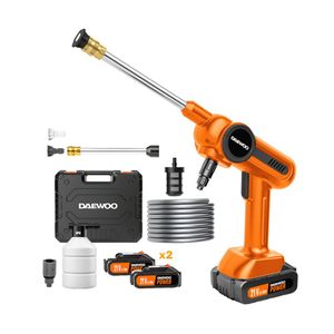 Hidrolavadora Daewoo Inalámbrica DAX65-LI Pistola Portátil c/ Maletín y 2 Baterías
