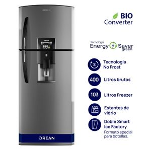 Heladera Drean No Frost RDP400FZRT 400Lts Grafito